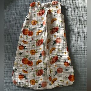 Little Unicorn Cotton Muslin Sleep Bag - Peaches